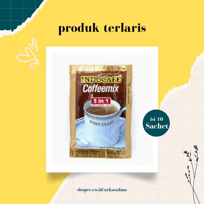 

INDOCAFE COFFEMIX 3in1 isi 10