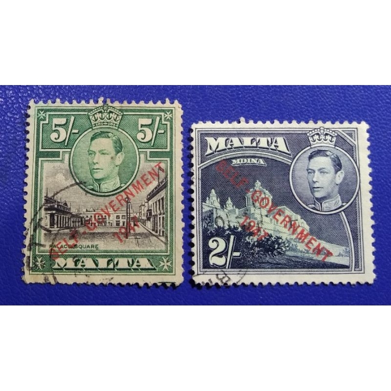 

Prangko Lawas LN MALTA C.T. Self-Government 1947