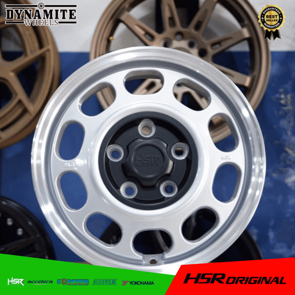 VELG MOBIL RING 14 LUBANG 5 HSR LEBAR 5,5 OFFSET 35 SILVER POLISH PELEK MOBIL L300 NEW CARRY PICK UP