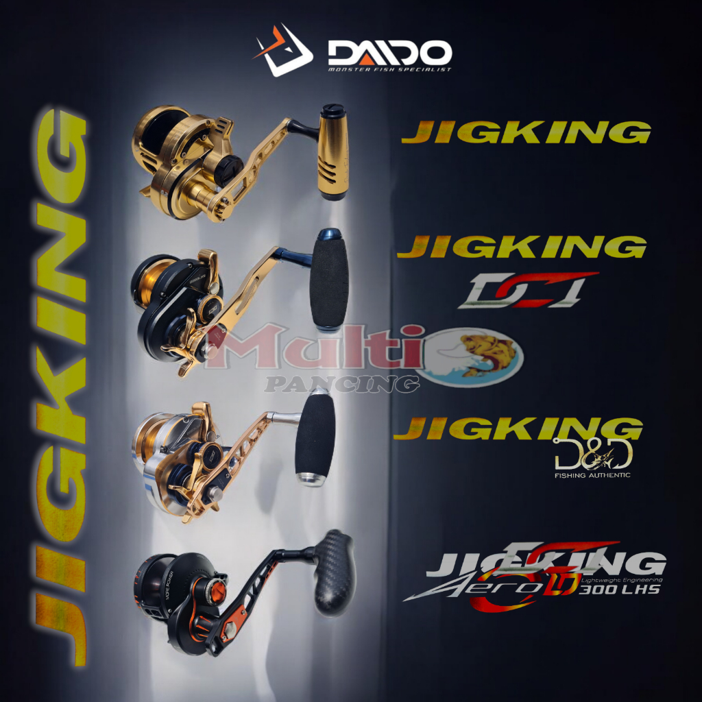 reel overhead OH daido JIGKING