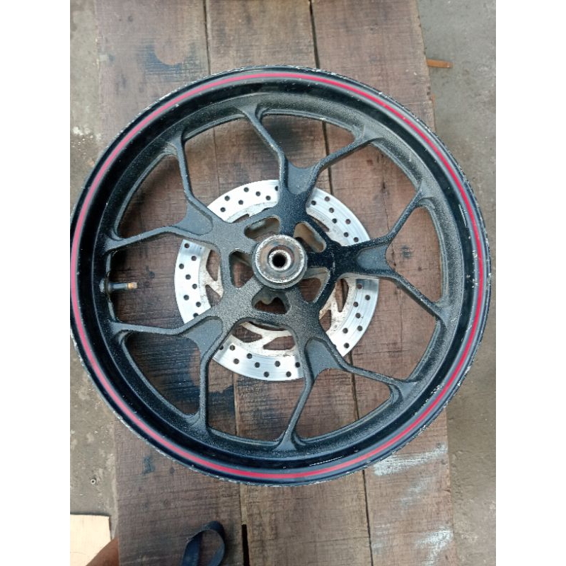 velg Yamaha xabre PNP mt 15 barang seken ORI copotan kondisi masih oke belum bengkung