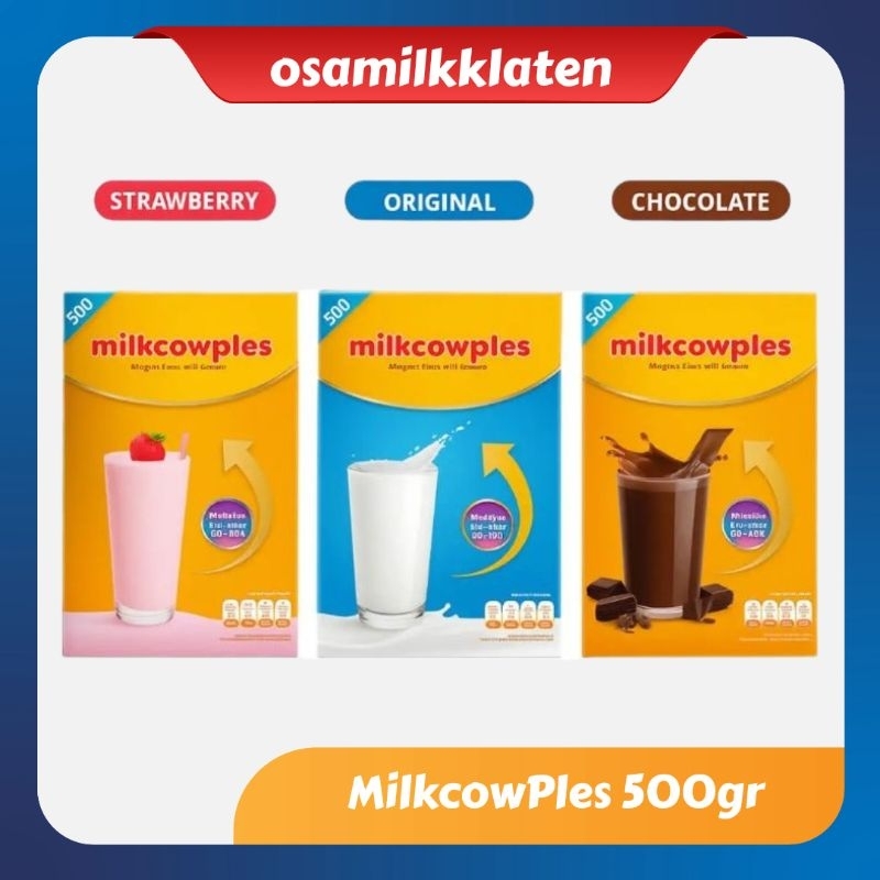 

MilkcowPlus susu tinggi protein dan kalsium gemuk plus tinggi badan 500gr