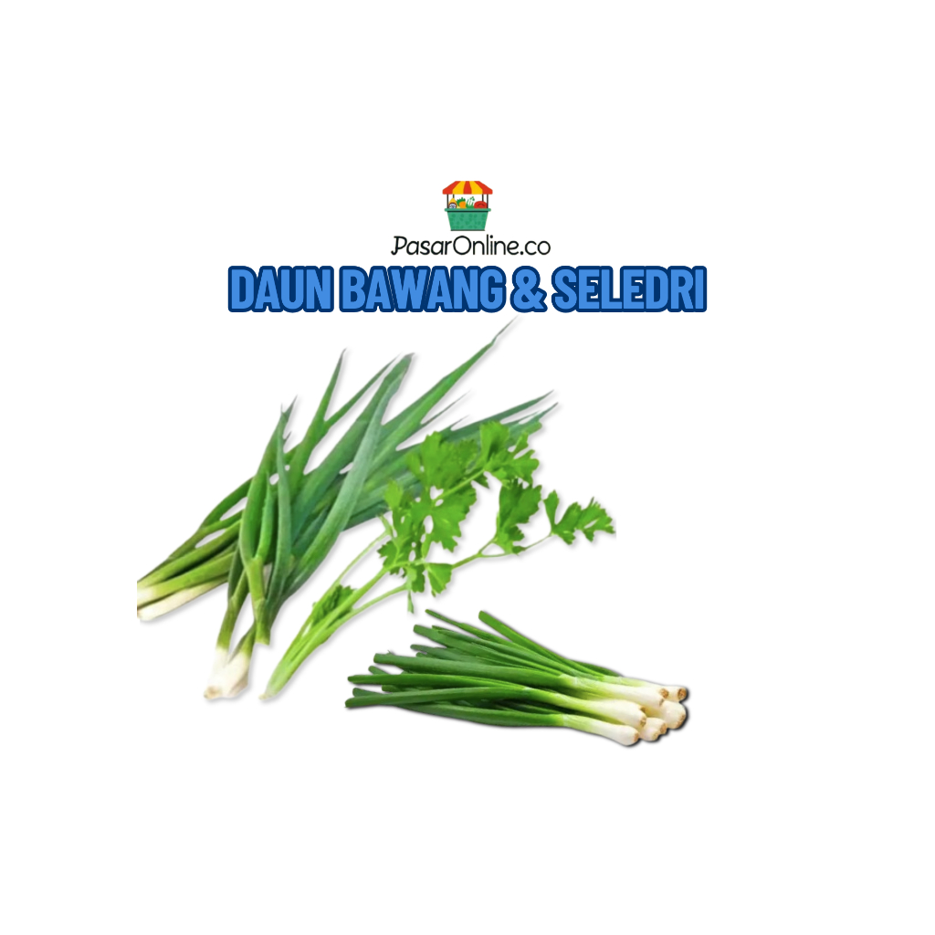 

GOCENG AJA - DAUN SELEDRI & DAUN BAWANG PAKETAN