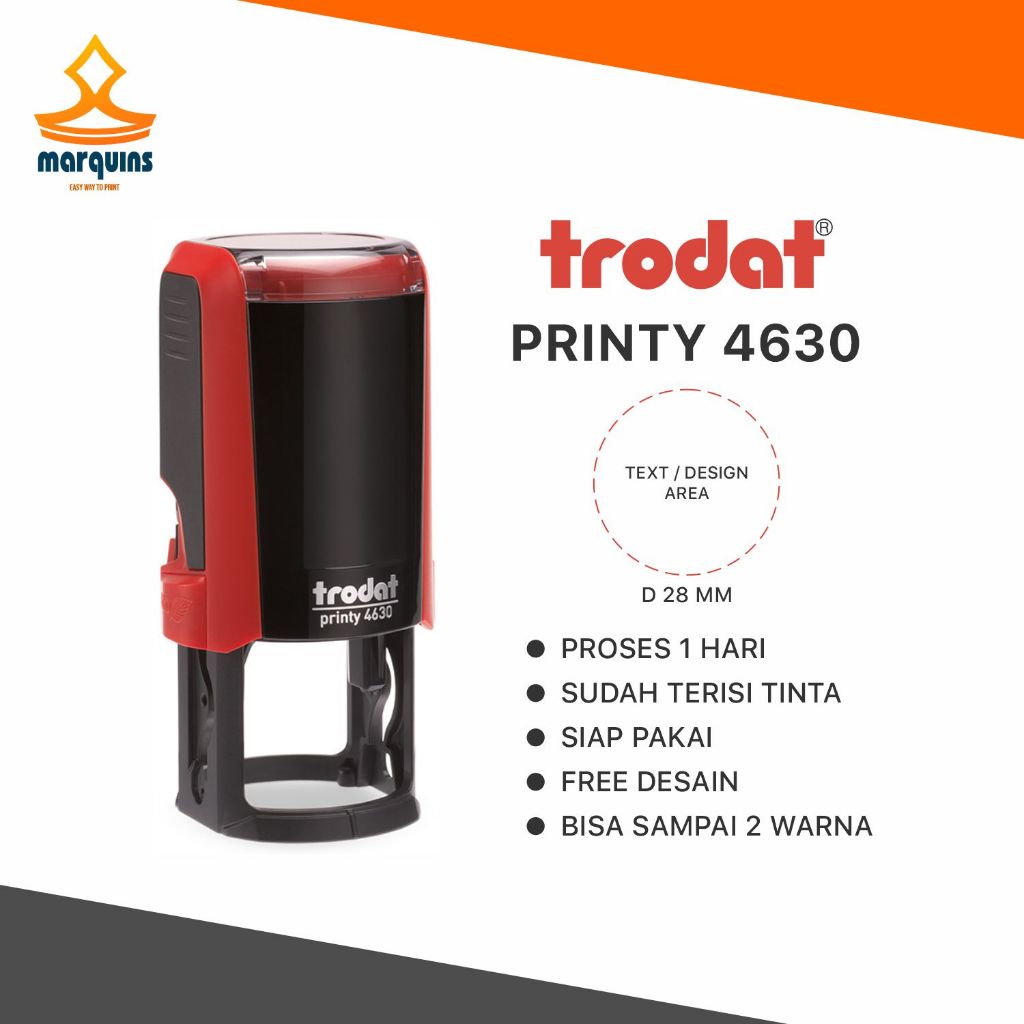 

Stempel Otomatis Trodat Bulat 4630 | Stempel Nama/Alamat | Stempel Cocok Untuk Usaha | Kualitas Premium