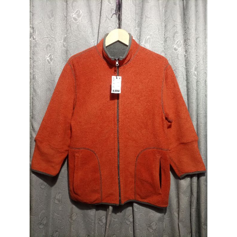 Jaket Land's End Reversibel Original_Jaket Land's End Bolak Balik Polar Tebal_Size M