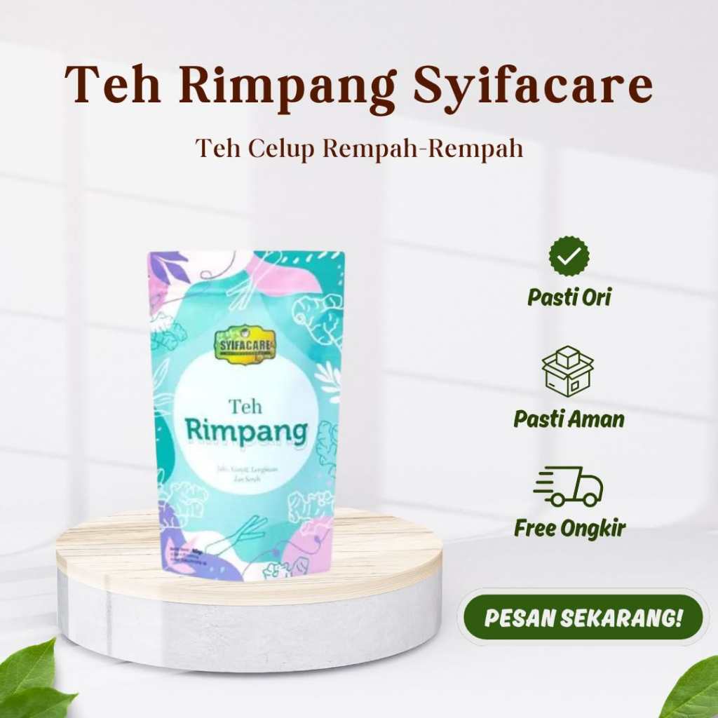 

Teh Rimpang Syifacare 20pouch - Teh Herbal Rempah Kesehatan Wanita Detox Langsing