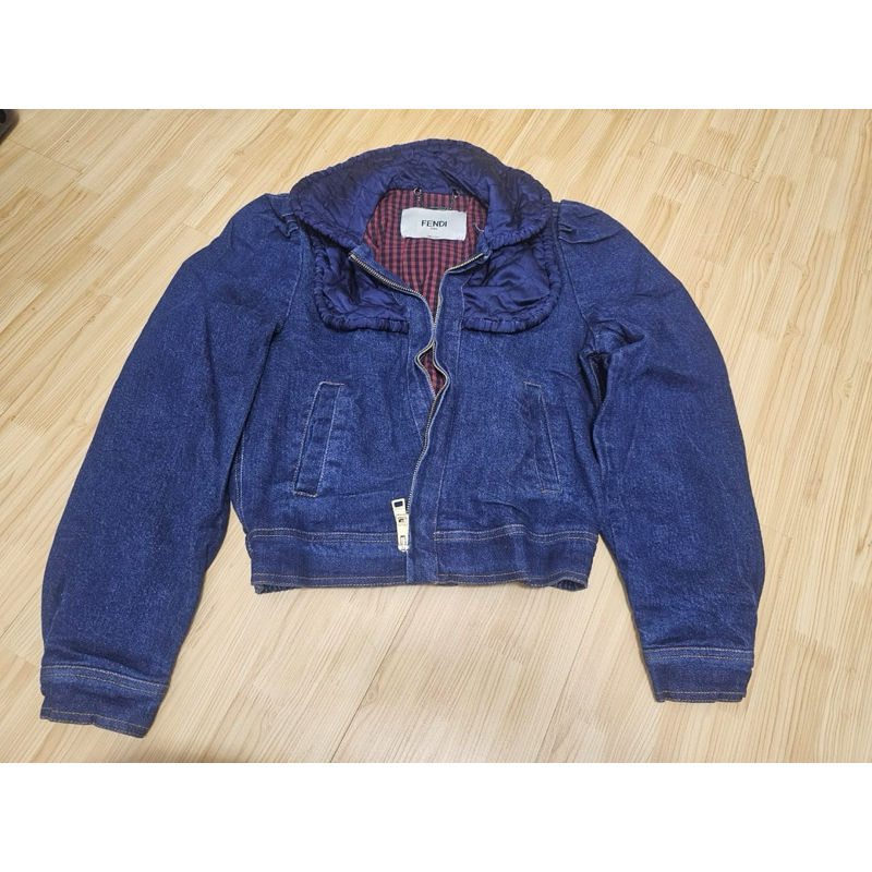 preloved jaket denim wanita luxury brand FENDI