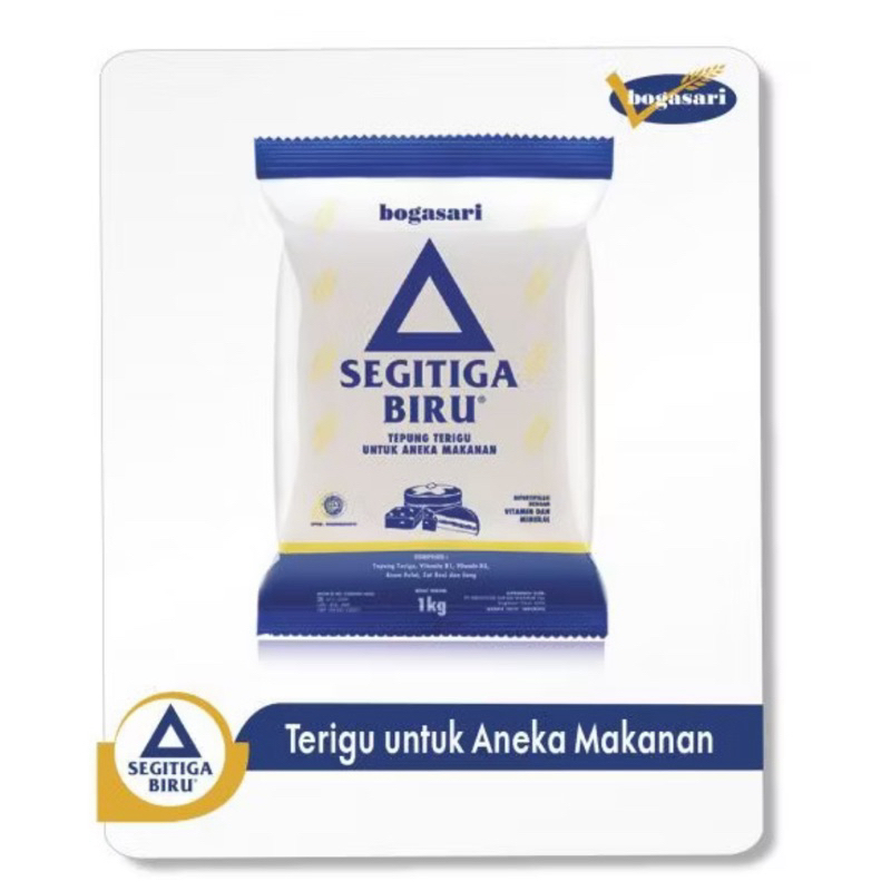 

Tepung Segitiga Biru Terigu Serbaguna 1Kg