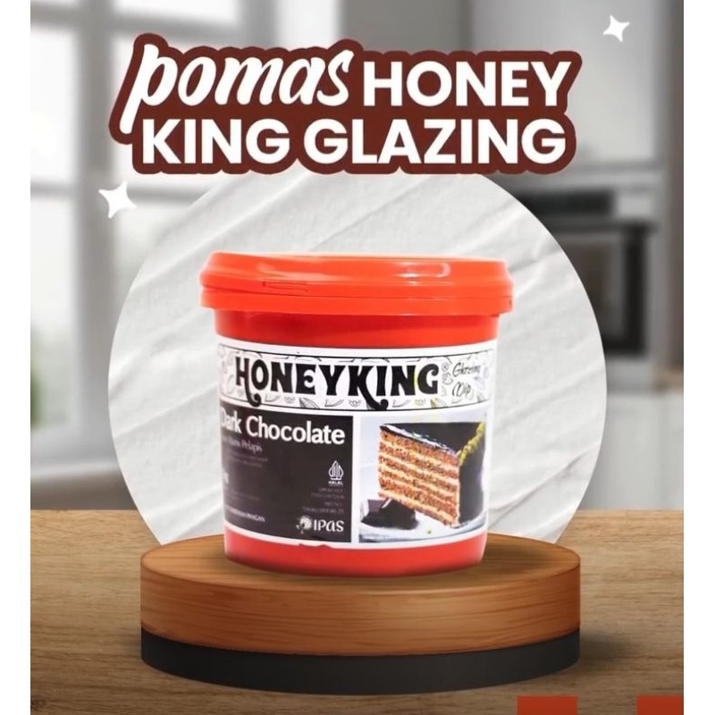 

GLAZE HONEY KING DARK COKLAT 1 KG