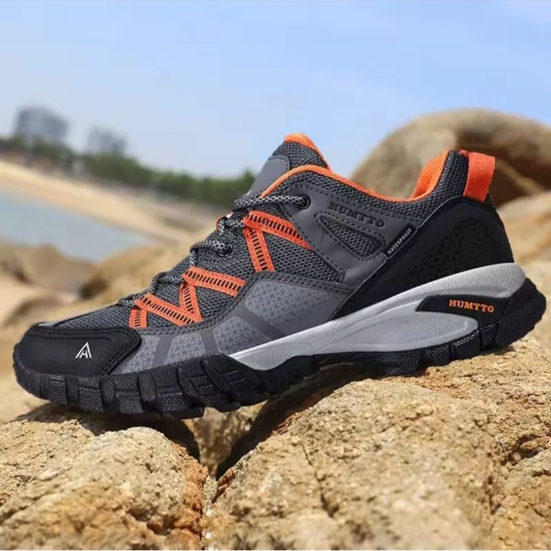 Humtto Hiking Shoes Men Winter Waterproof Outdoor Sports Trekking