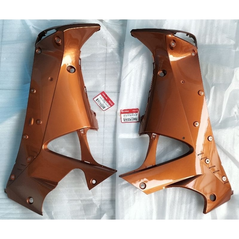 64400/64450-KTM-850FMR COVER M/P L&R 1 SET WARNA ORANGE HONDA SUPRA X 125 OLD ORI AHM
