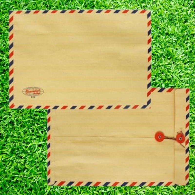 

Amplop map coklat tali AIR MAIL 310 isi 10pcs