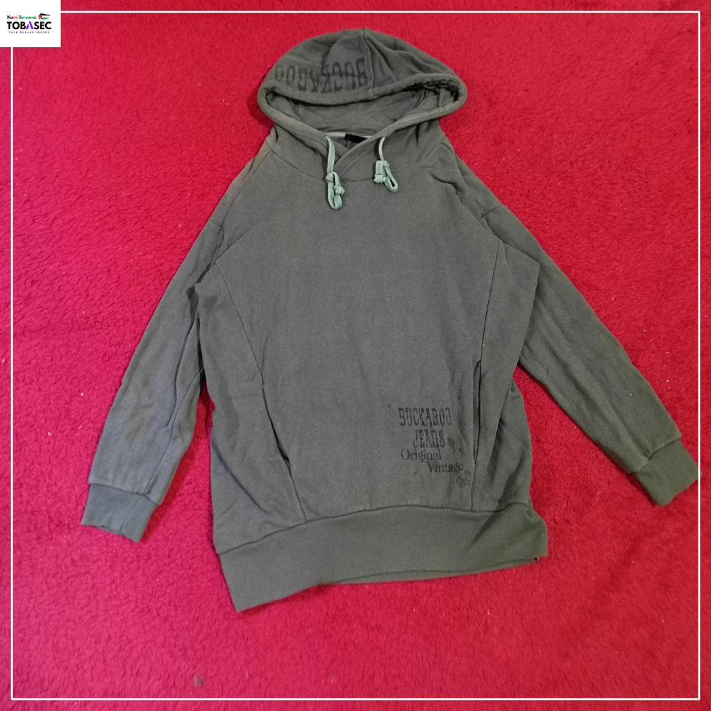 Hoodie Buckaroo Jeans Warna Coklat Size XL