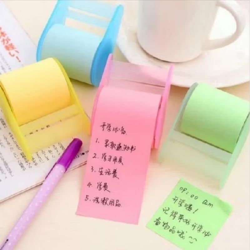 

Sticky Notes Gulung/ Kertas Memo Roll Lucu Import(Roll+isi)