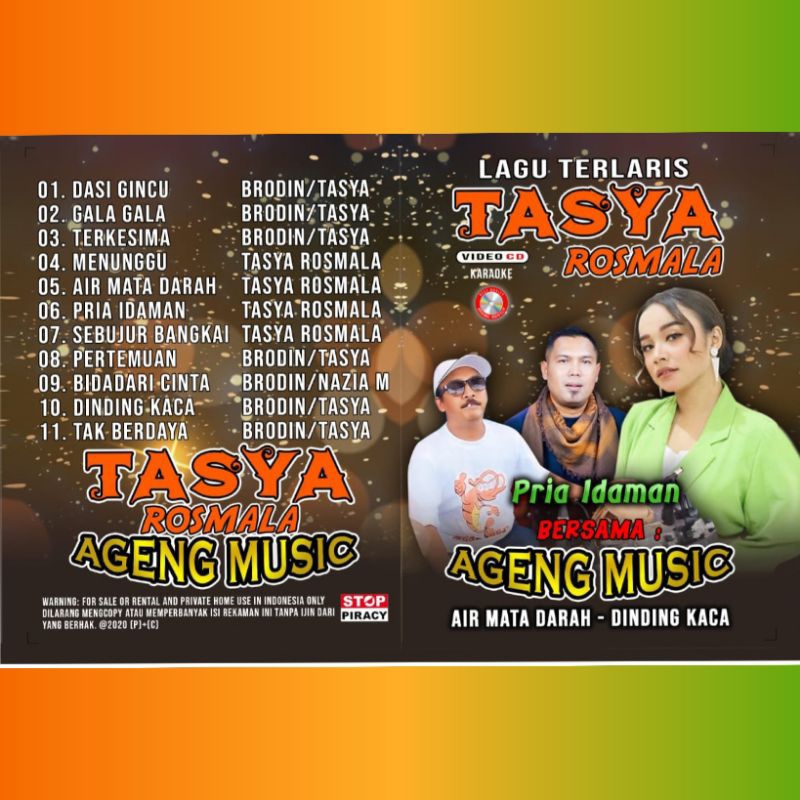VCD AGENG MUSIC PRIA IDAMAN