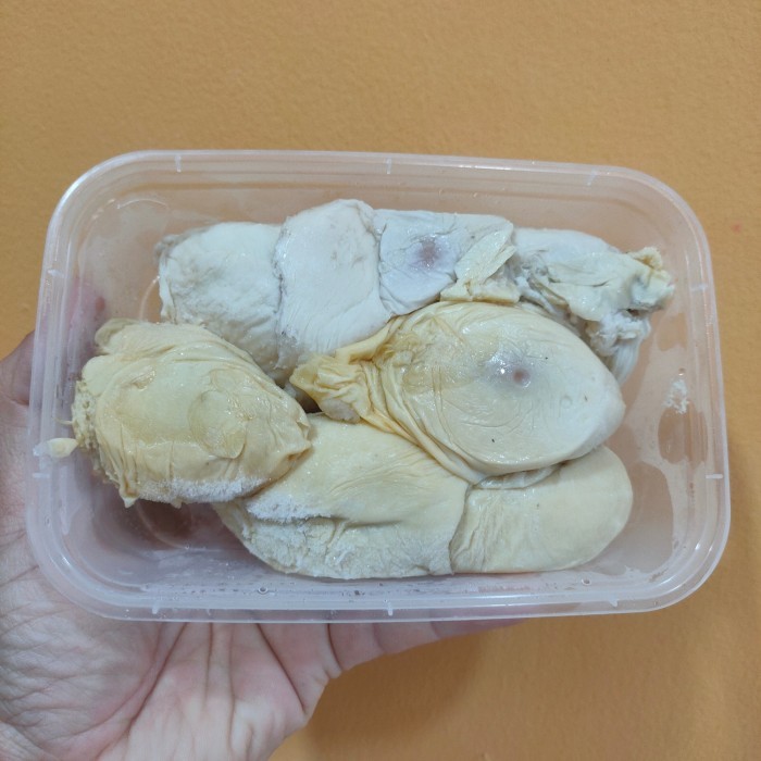 

DURIAN KUPAS ASLI PULAU SUMATERA ENAK KEMASAN 500gr