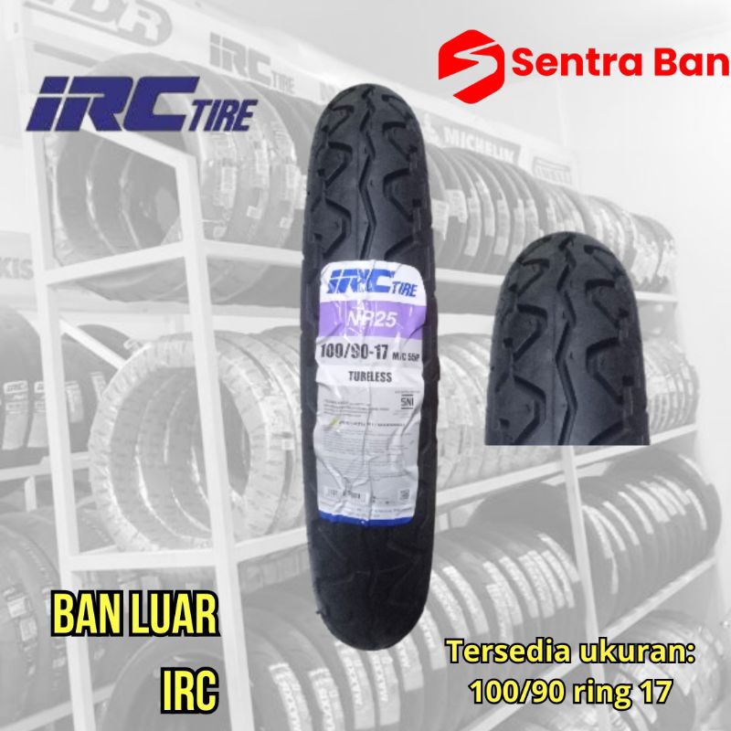 Ban luar ring 17 irc nr25 nr 25 100/90 tubeless