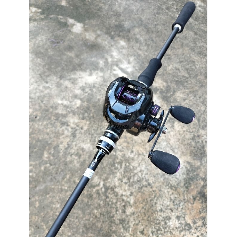 satu set joran Bc Carbon Hollow&Reel Bc drag clicker
