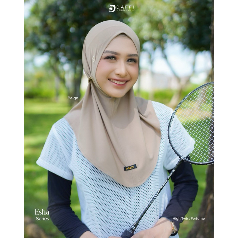 HIJAB SPORT TALI TERBARU SERIES ESHA DAFFI