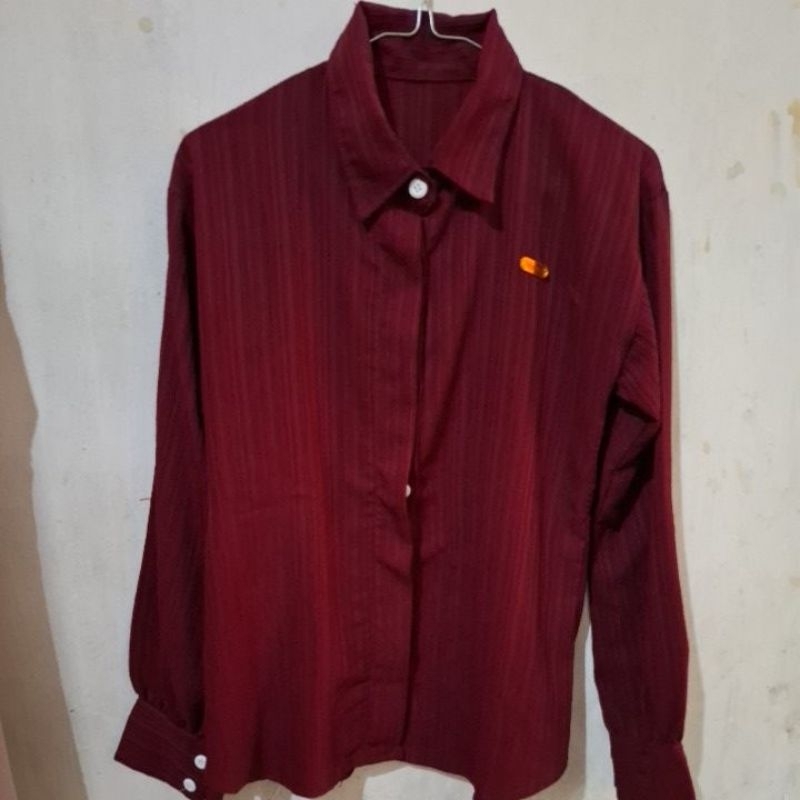 kemeja linen (preloved)