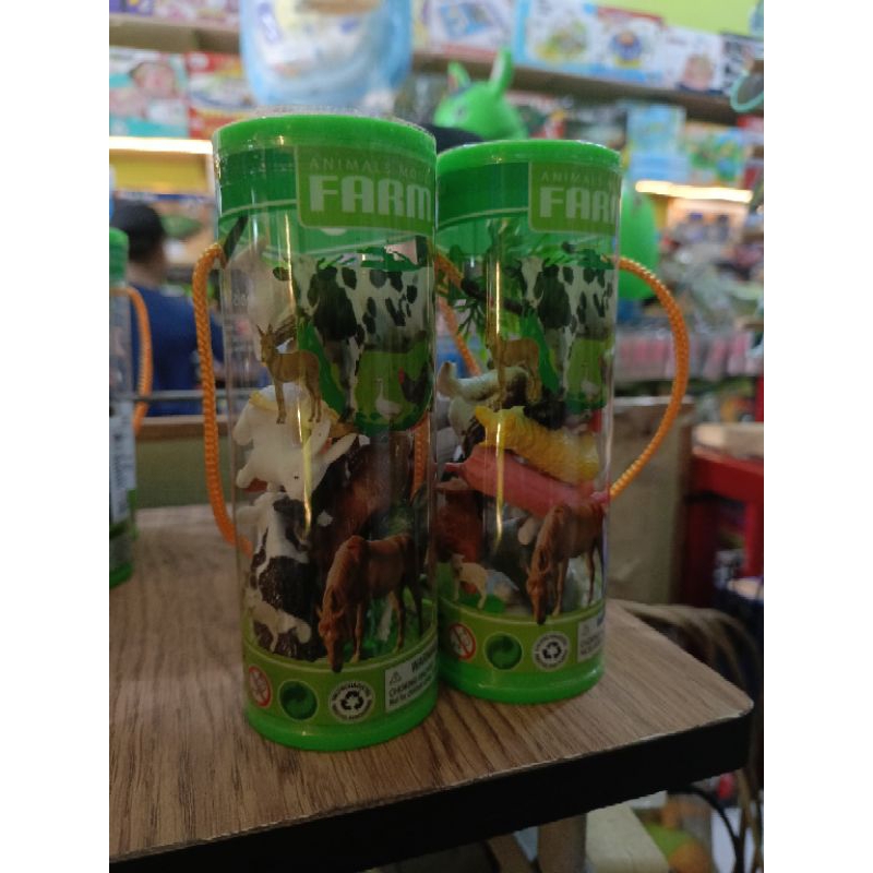 Mainan hewan karet mini animal farm|ST3-150