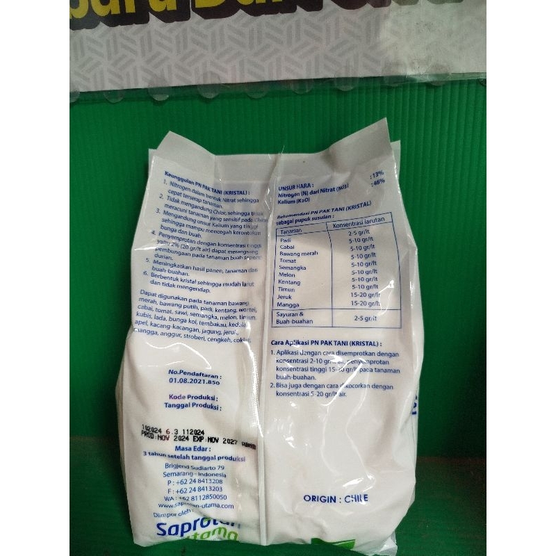 KNO3 kristal (PNC) -1kg