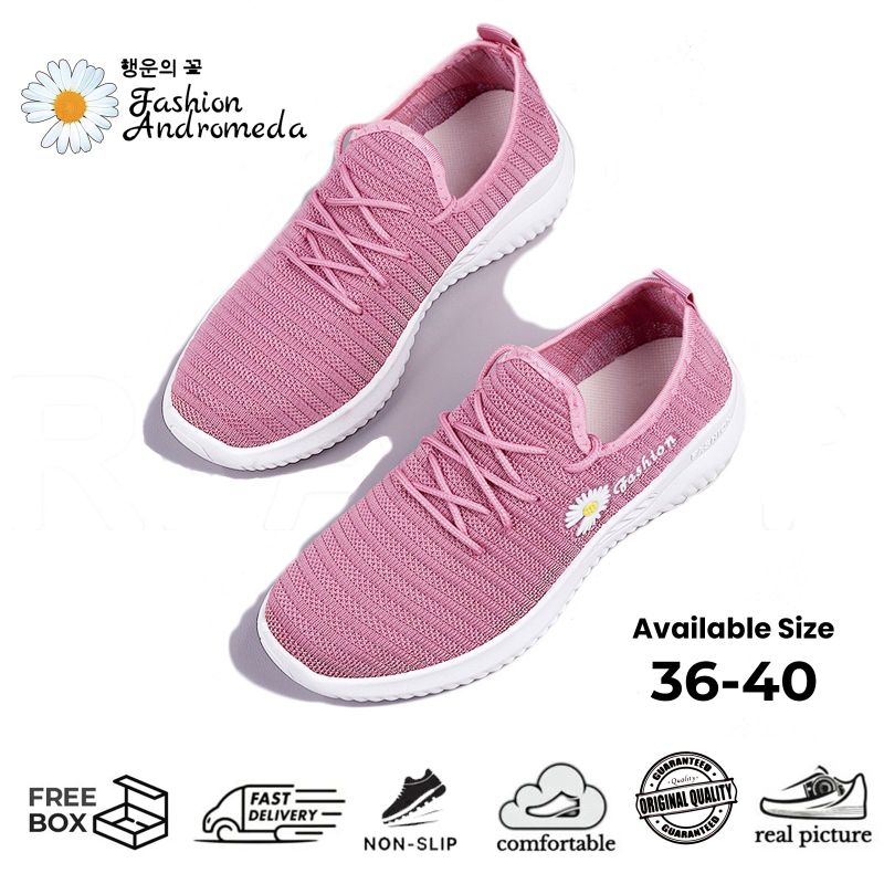 MKT , Sneakers wanita kembang daisy sneakres viral MKT TOP sepatu , SW124