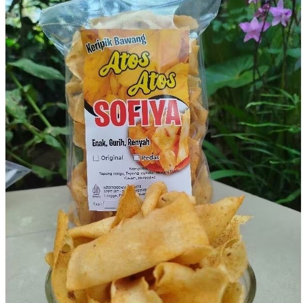 

KERIPIK ATOS ATOS / KERIPIK BAWANG Snack Cemilan Khas Salatiga