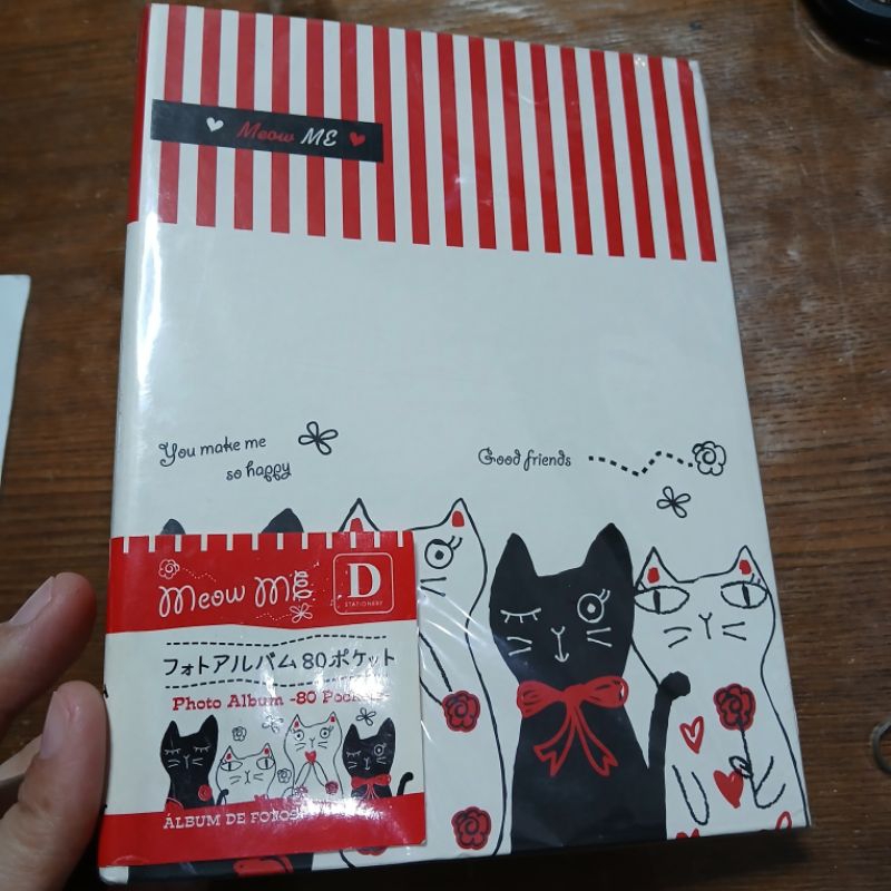 Photo Album 3R/4R 80Pockets Album Foto Meow