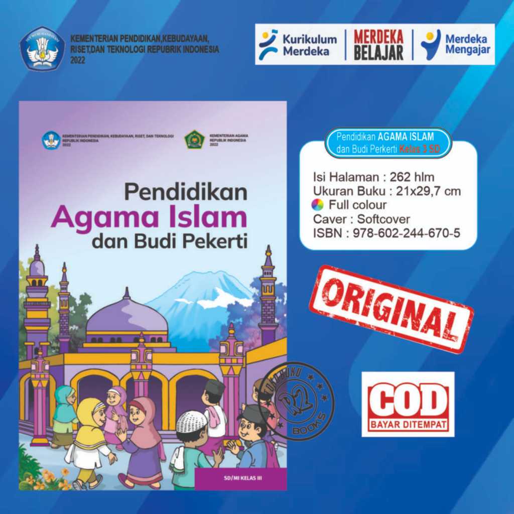 

Buku agama Islam kelas 3 SD kurikulum merdeka