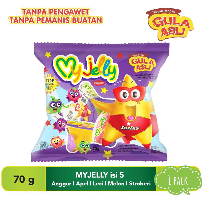 

My Jelly Wong Coco isi 5 pcs 70 gr