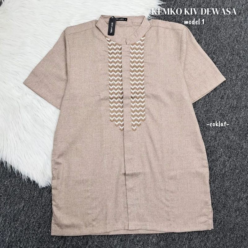 KEMEJA KOKO KIV LABEL PRIA