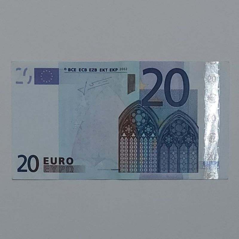 Uang Asing Eropa Euro Pecahan 20 Euro Old Series