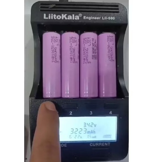 baterai batre bekas laptop 18650 buat kipas tangan, vape, mesin bor dll.