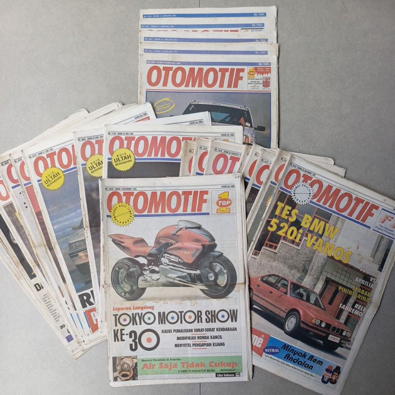 Tabloid OTOMOTIF Jadul. Tahun 1993