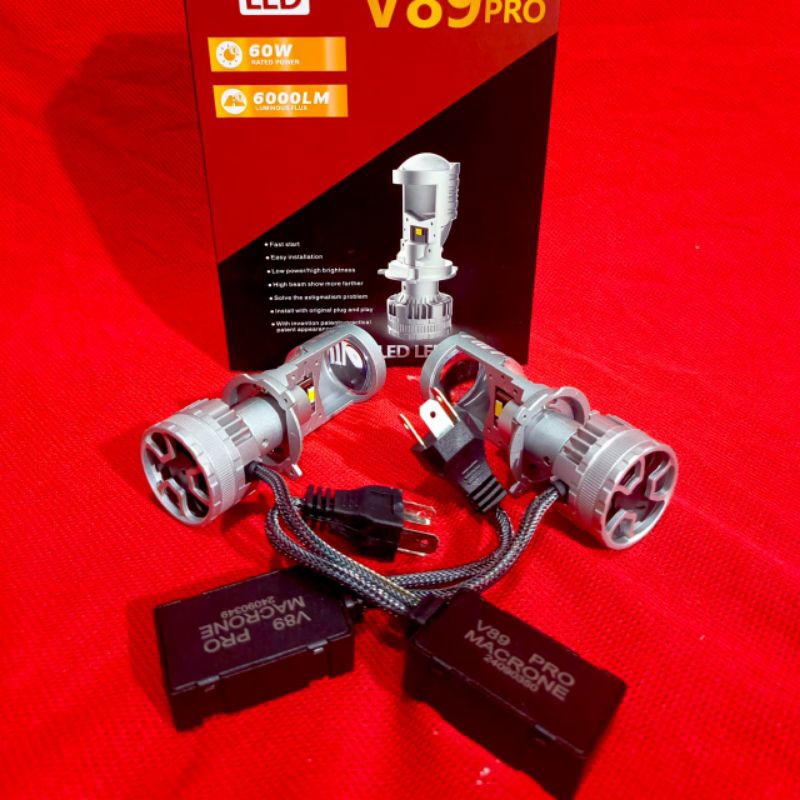 Mini Biled Macrone V89 Pro - LED Mini Biled Projector Macrone V89 Pro