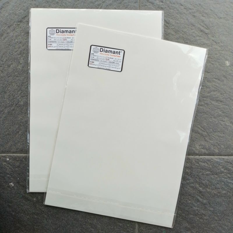 

InJO Kertas Kalkir Diamant A3 85 gr ( 50 Lbr) [ Original ]