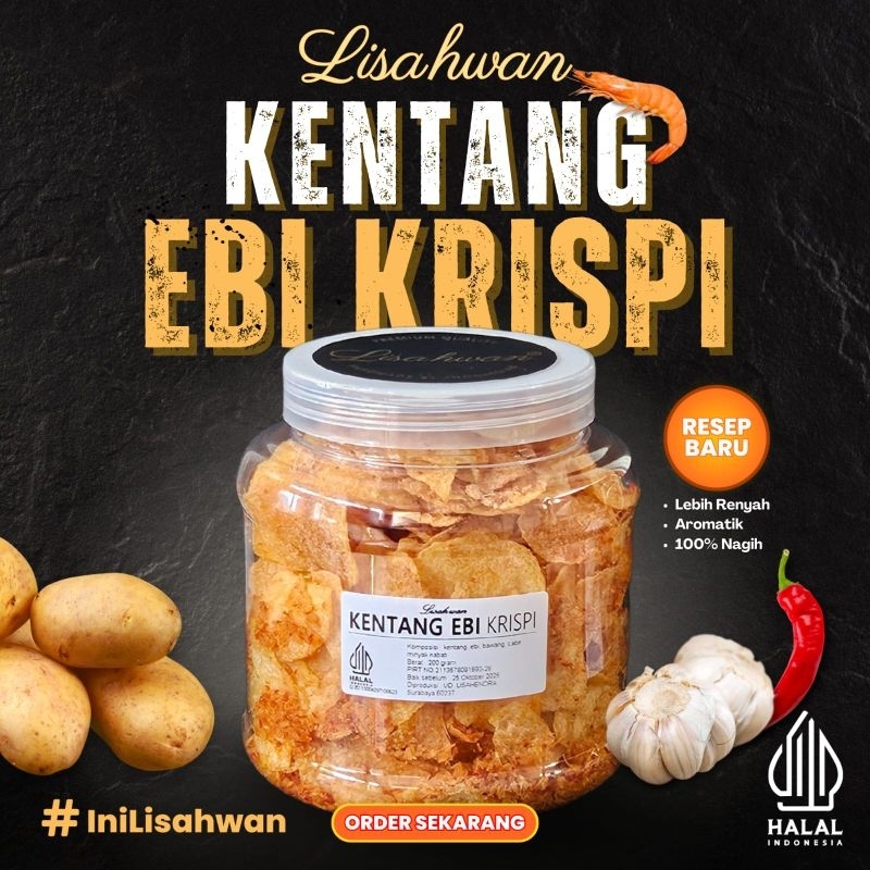 

KENTANG EBI KRISPI LISAHWAN