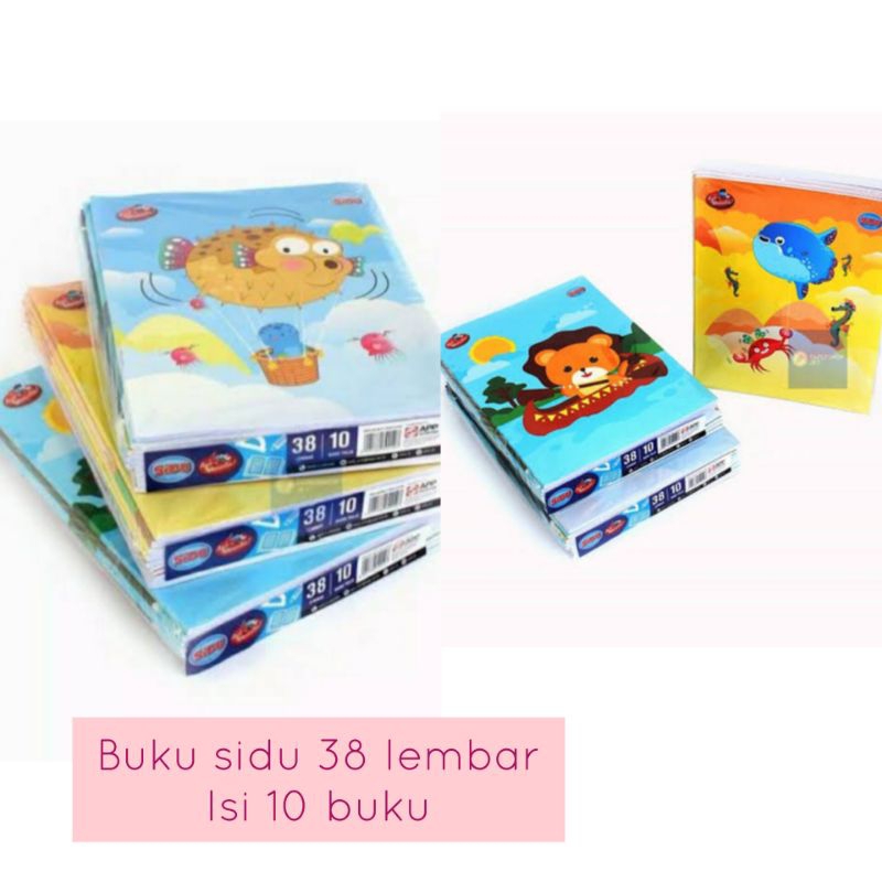 

Buku Tulis Sidu 38 Lembar Buku Sinar Dunia 38 Lembar isi 10 buku