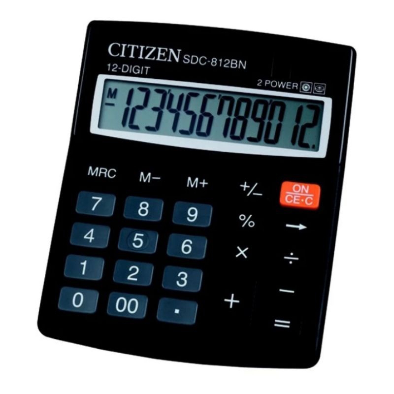

Citizen SDC812 Calculator 12Digit