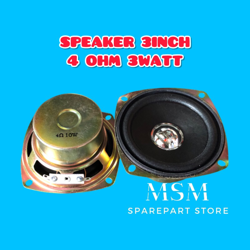 SPEAKER 3INCH 4 OHM 3WATT