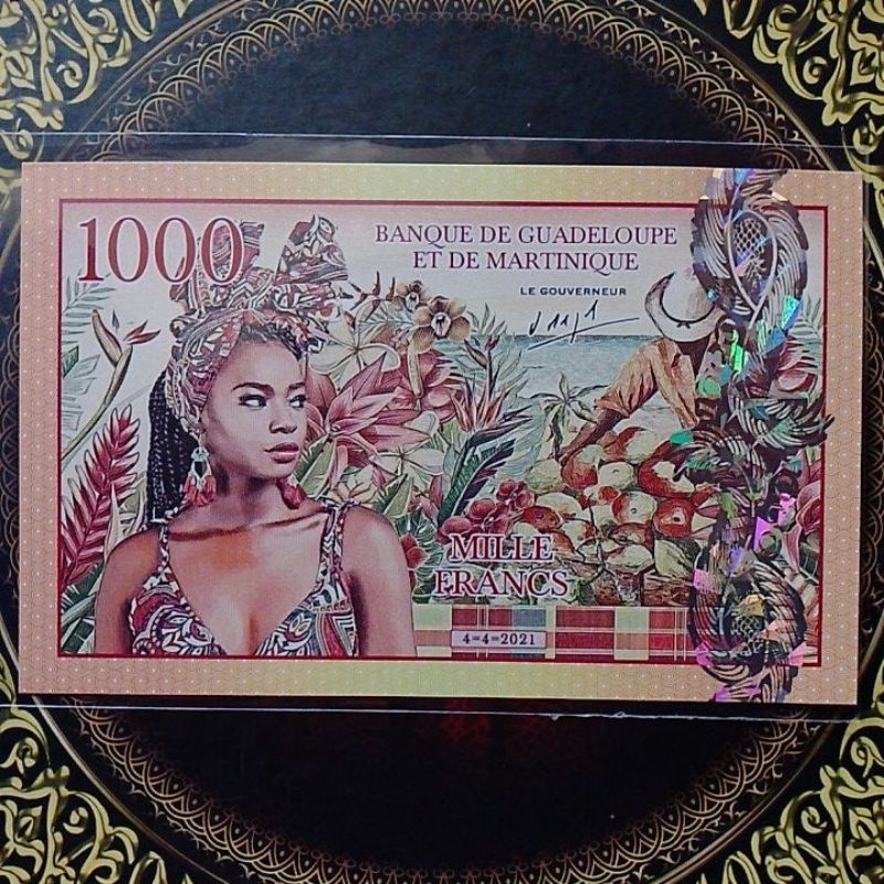 Uang Guadeloupe et Martinique 1000 Franc unc