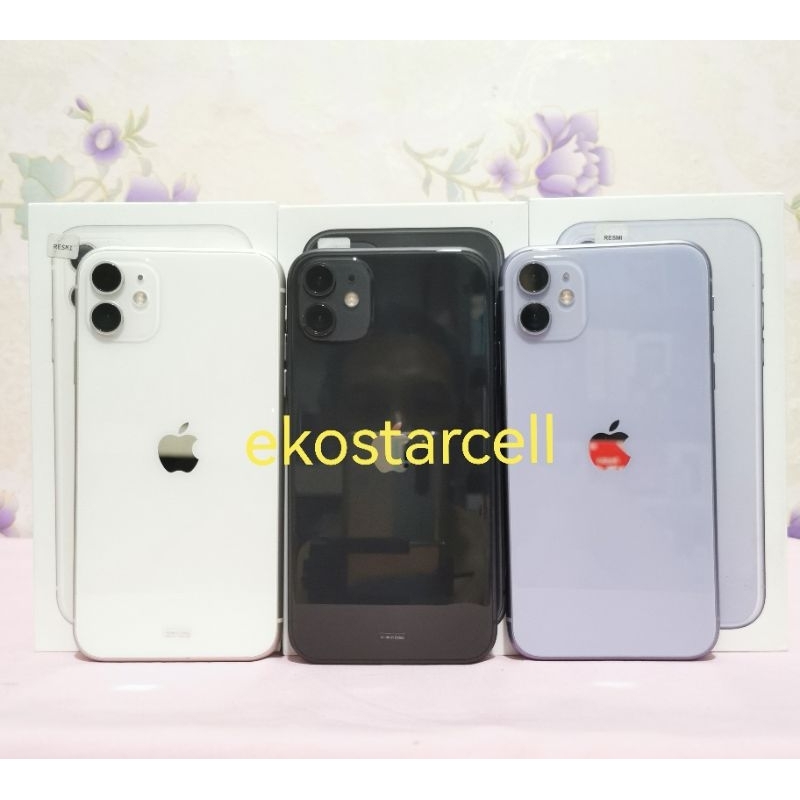 IPHONE 11 64GB & 128GB RESMI ORIGINAL SECOND