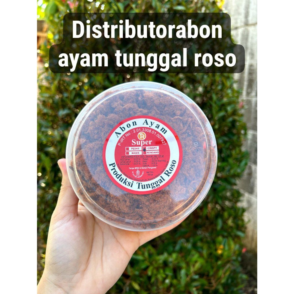 

Abon Ayam Tunggal Roso Original Murah Enak Berkualitas Varian Crispy