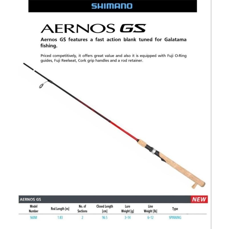 Joran Shimano Aernos GS S60M