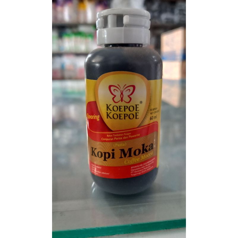 

Koepoe koepoe kopi moka 60ml/ campuran perisa dan pewarna