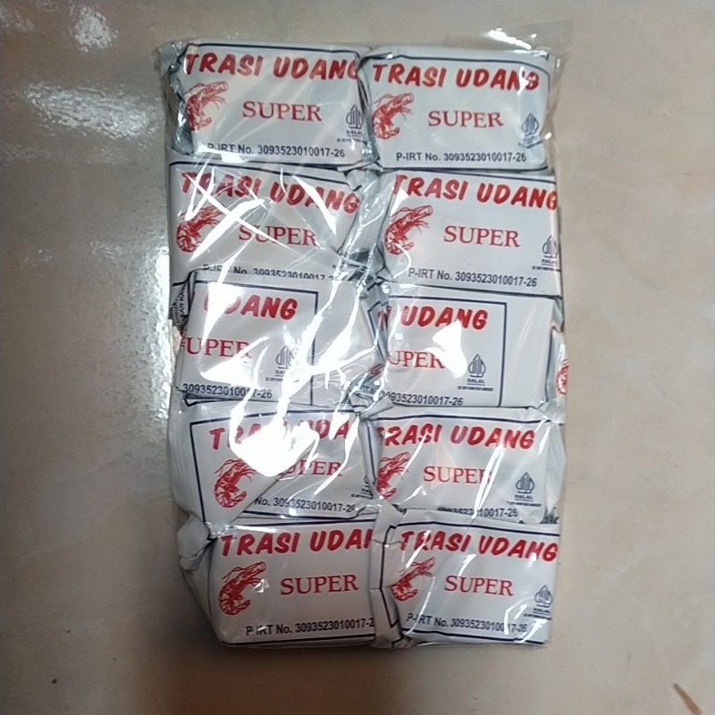 

Terasi Udang Mini Asli Tuban Cap Ismail ±250gr