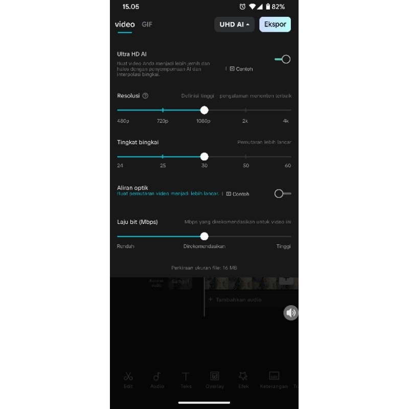 capcut pro 100% support export Ultra HD AI