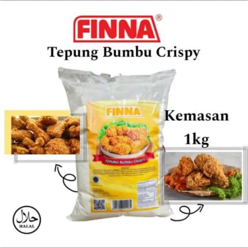 

Tepung bumbu crispy Finna 1kg