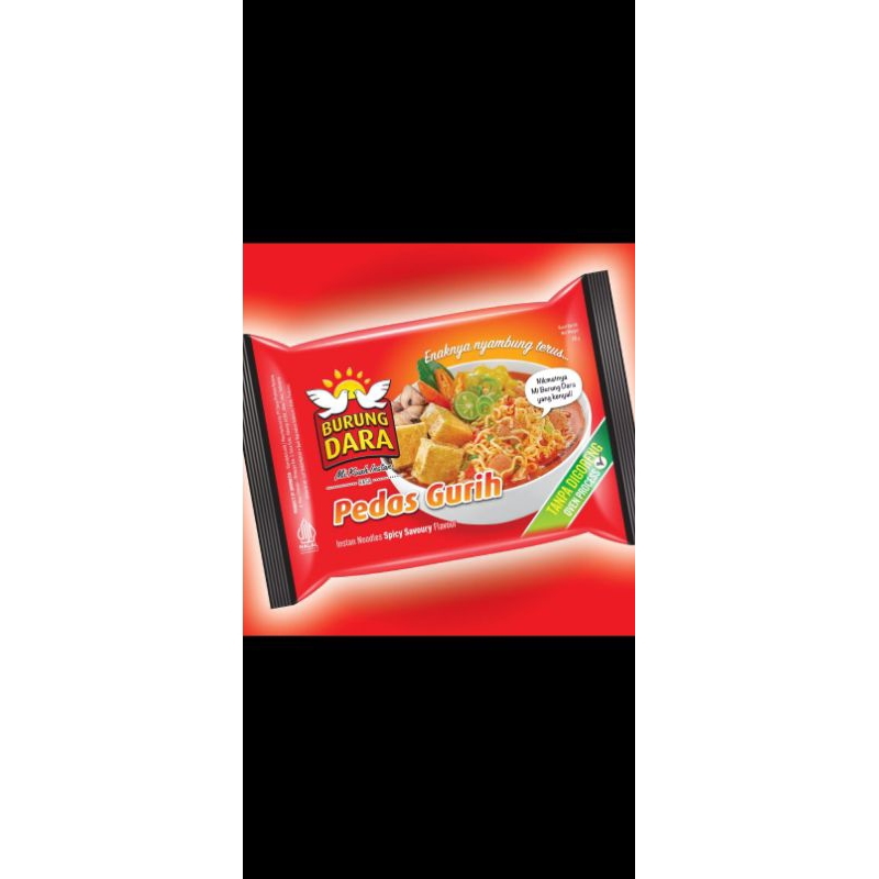 

Mie Burung Dara Kuah Pedas Gurih